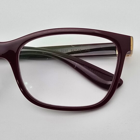 *SOLD* Dolce & Gabbana DG 5077 3285 Bordeaux Eyeglasses Frame w/ Case Italy 54mm - Picture 12 of 15